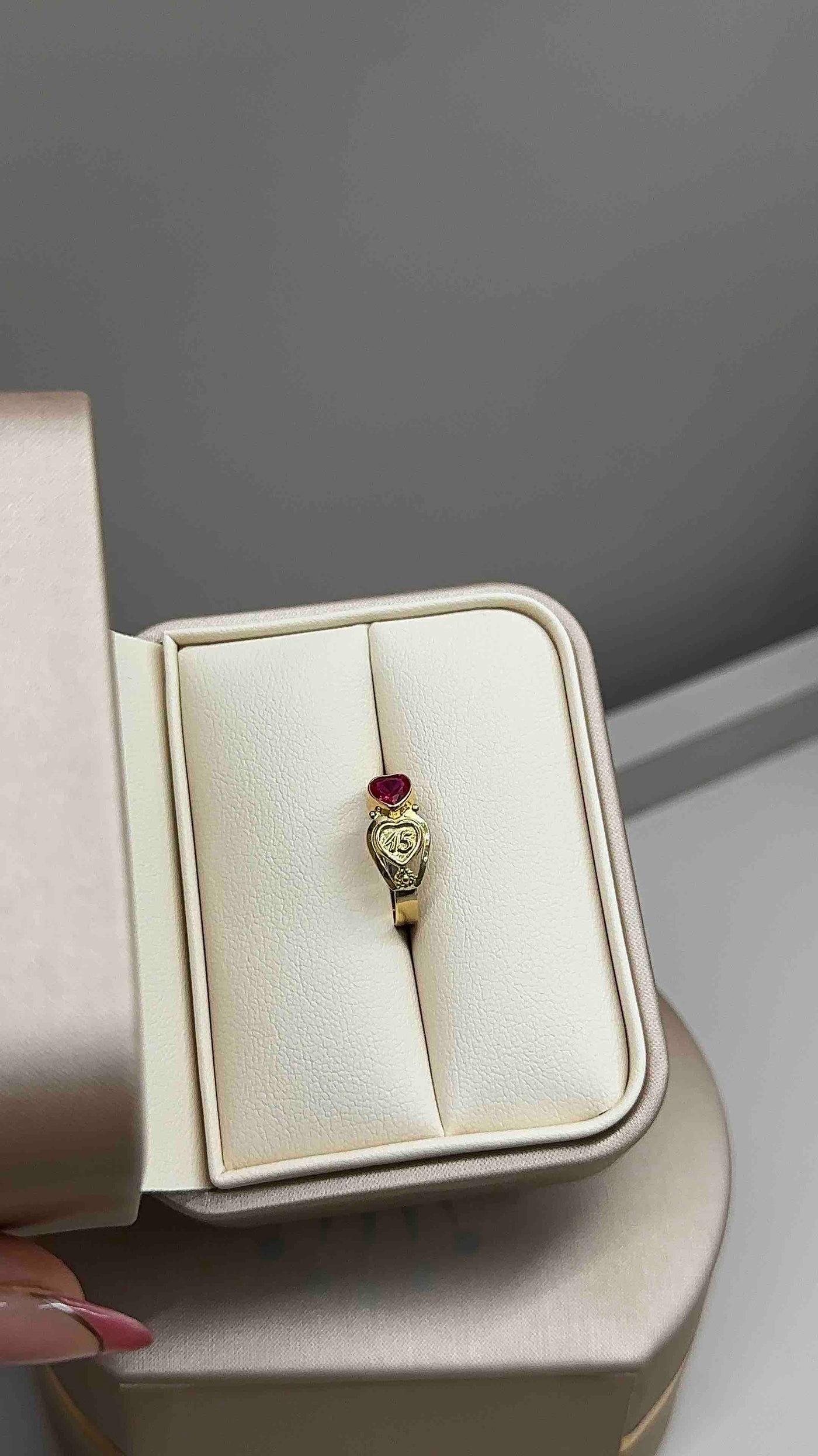 Anillo 15 años Corazón