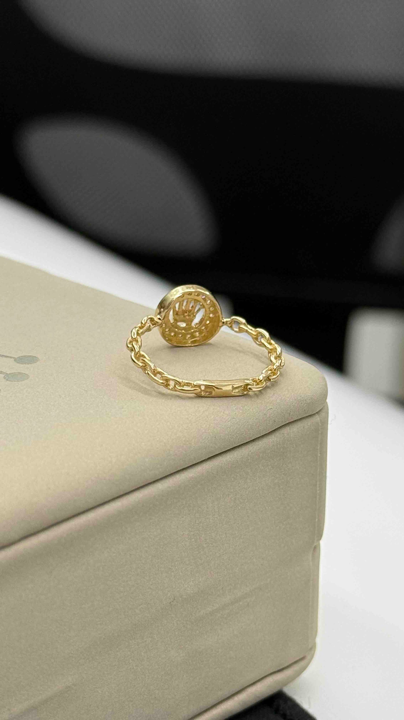 Anillo Rx Zircon Blanco