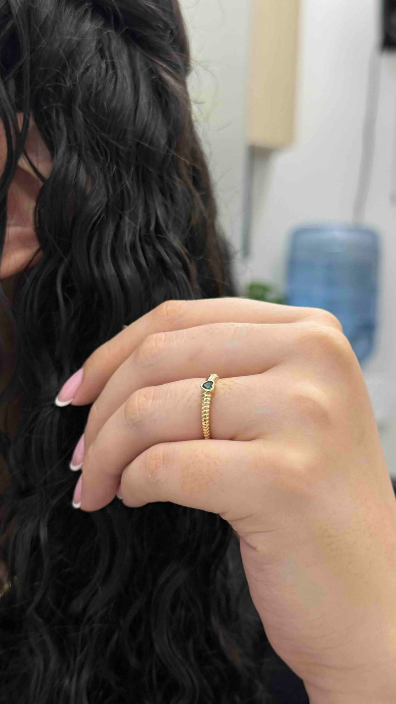 Anillo Rx Zircon Blanco