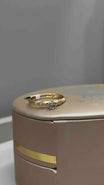 Anillo Solitario circon blanco