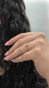 Anillo TF Zircon Blanco