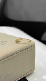 Anillo TF Zircon Blanco