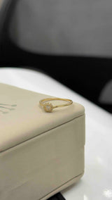 Anillo TF Zircon Blanco