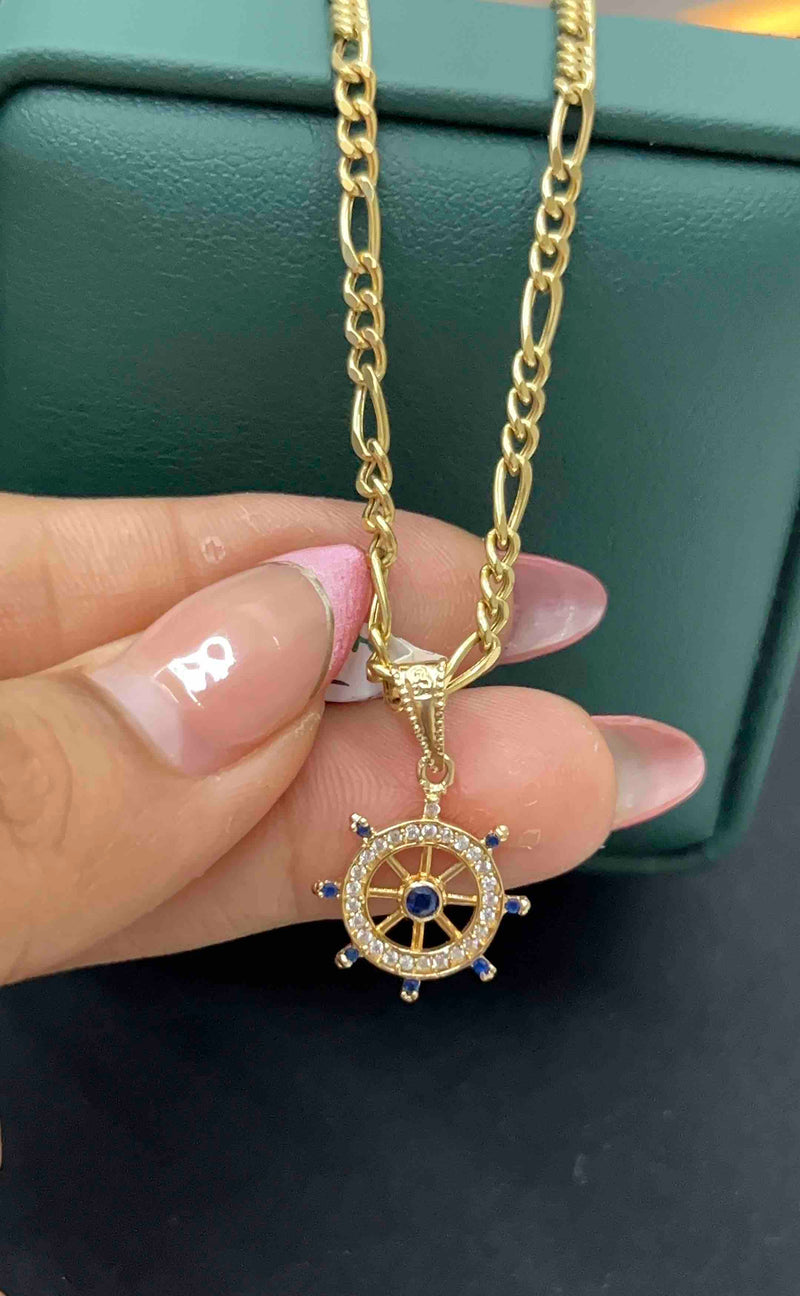 DIJE TIMÓN ZIRCON ORO AM 18K