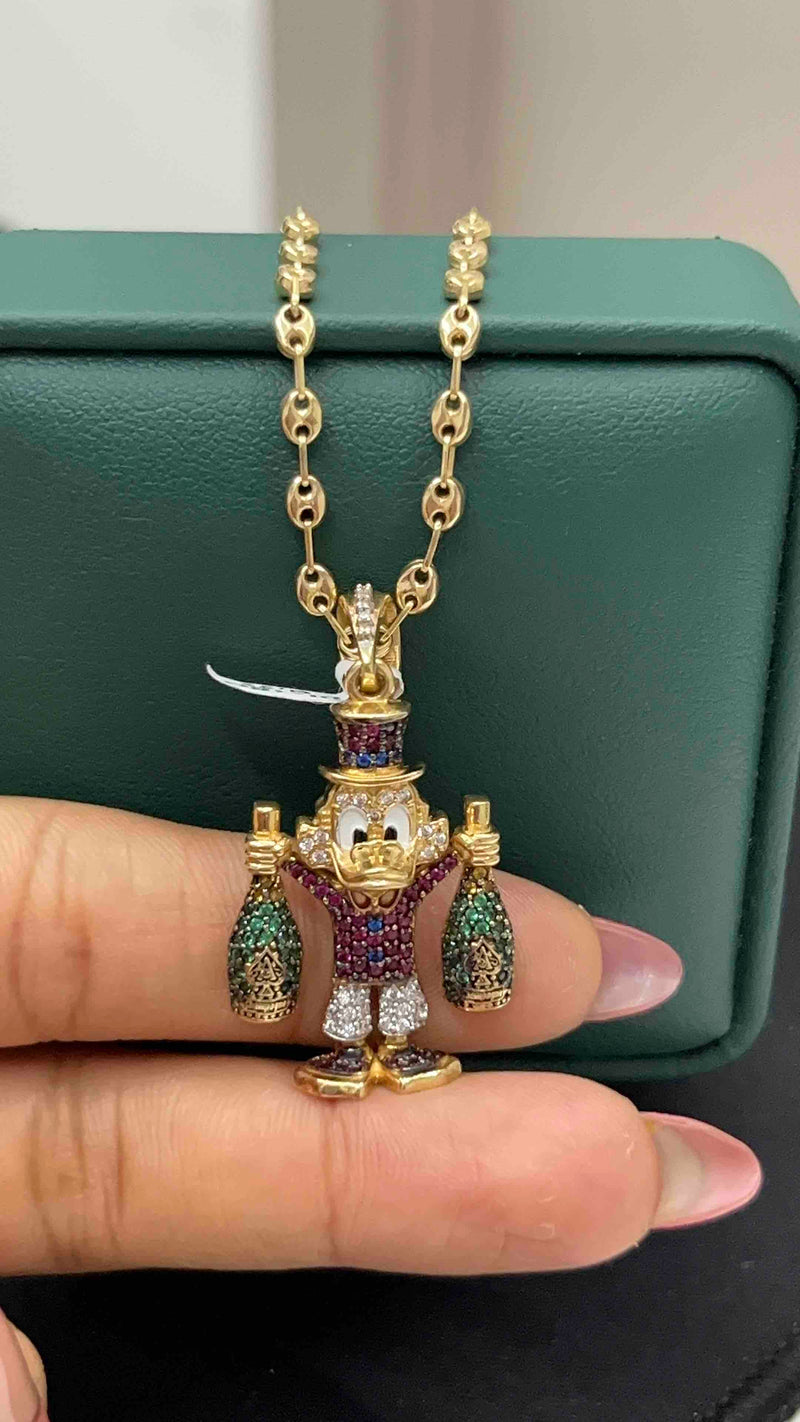 DIJE TÍO RICO ORO AM 18K