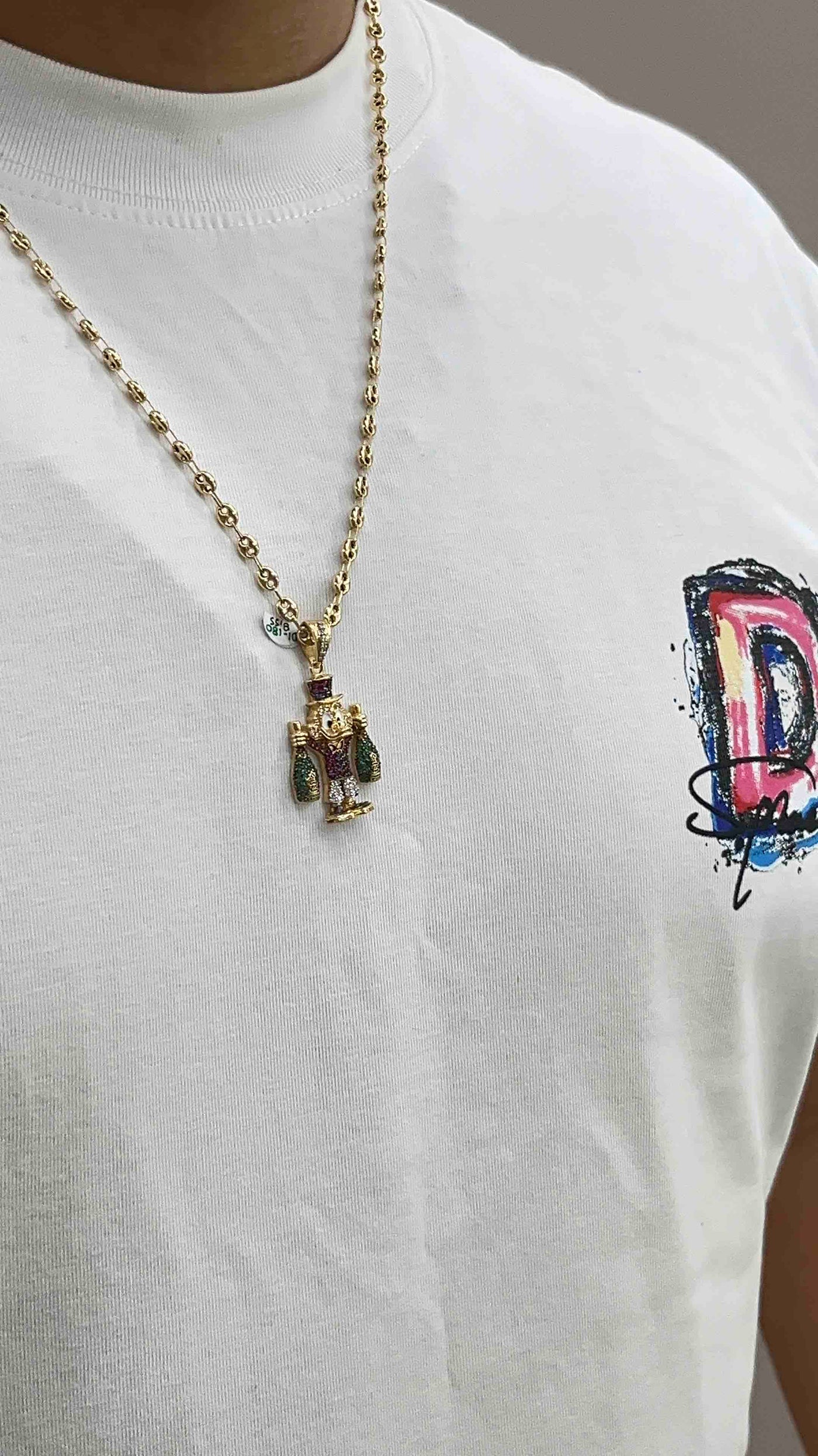 DIJE TÍO RICO ORO AM 18K