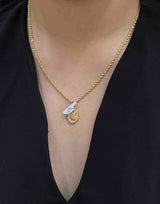 DIJE VIRGEN DE FÁTIMA ORO AM 18K