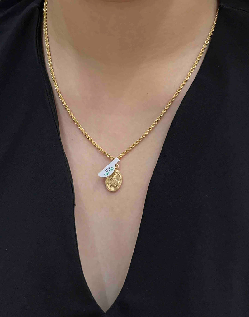 DIJE VIRGEN DE FÁTIMA ORO AM 18K
