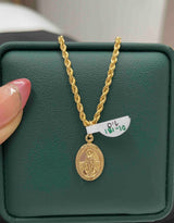DIJE VIRGEN DE FÁTIMA ORO AM 18K