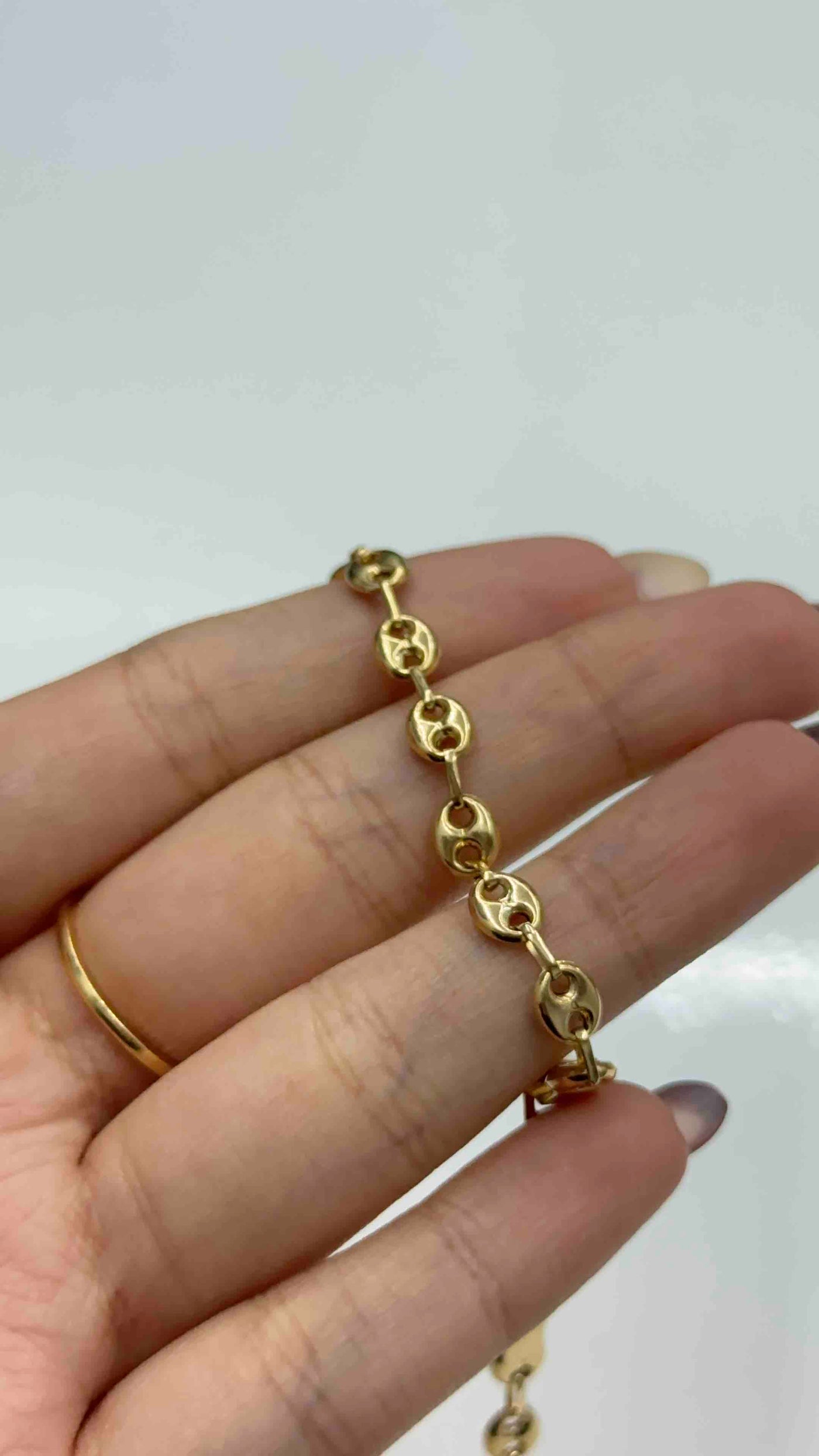 Pulso Gc 4,04gr / 20cm / 5,3mm / Oro Am 18k