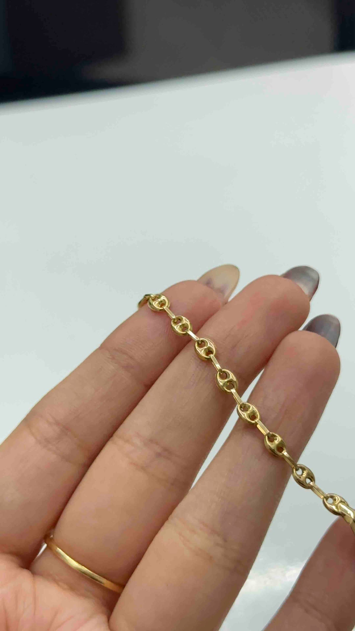 Pulso Gc 2,16gr / 18,5cm / 3,8mm / Oro Am 18k