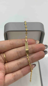 Pulso Gc 1,66gr / 15cm / 3,3mm / Oro Am 18k