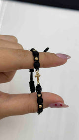 PULSERA CON HERRAJE DE CRUZ PARA BEBE