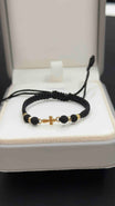 PULSERA CON HERRAJE DE CRUZ PARA BEBE