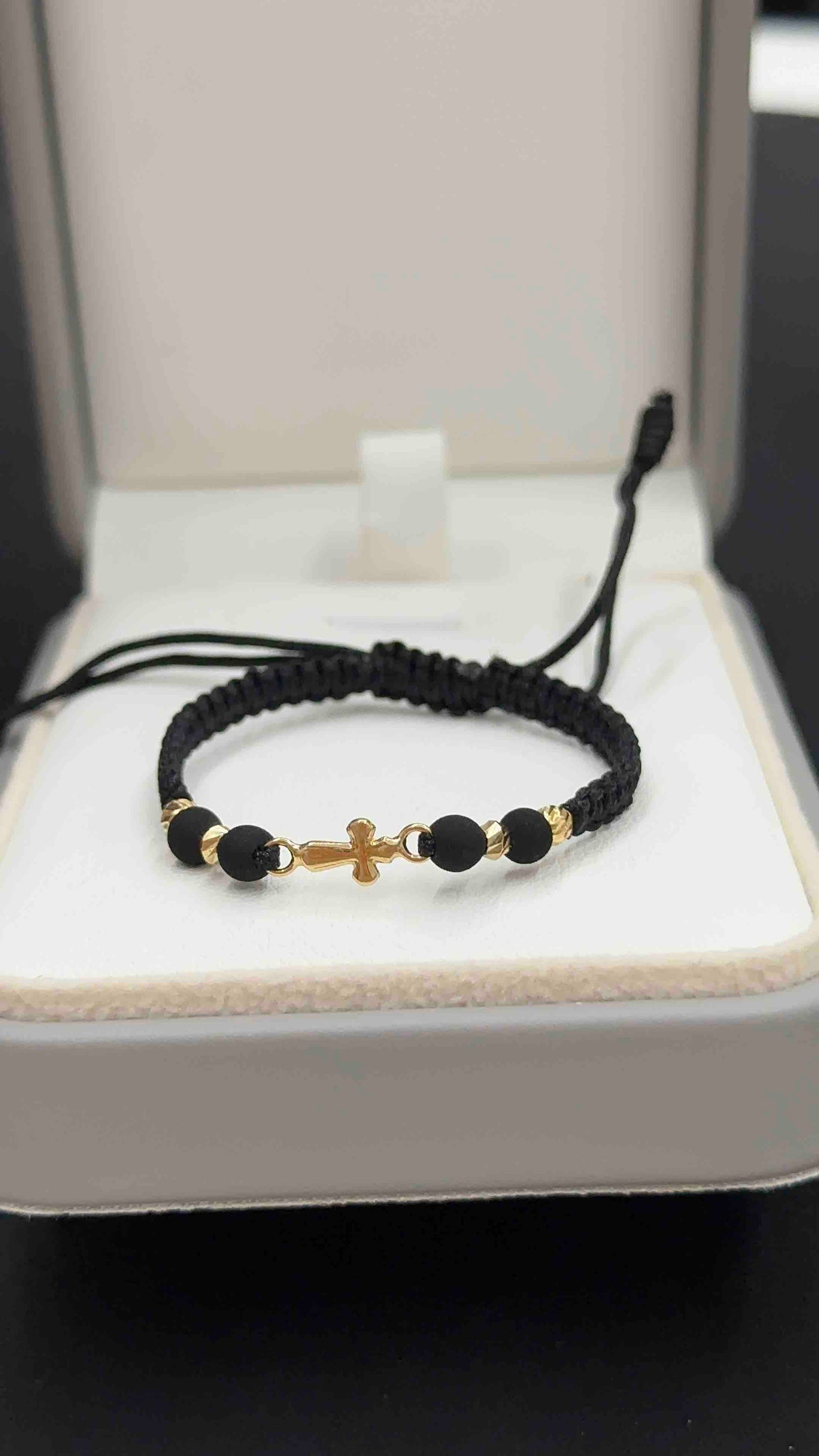 PULSERA CON HERRAJE DE CRUZ PARA BEBE