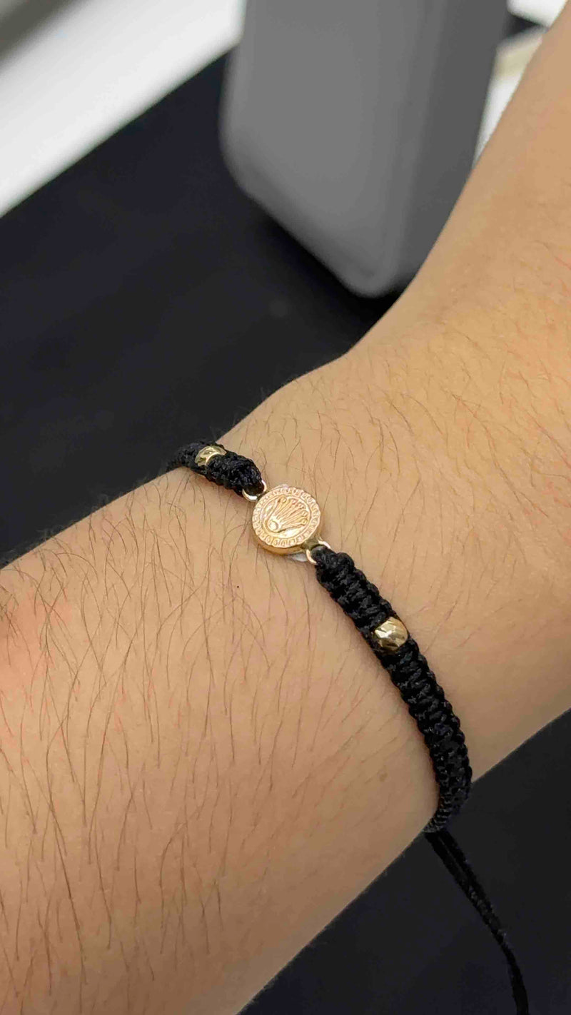 PULSERA CON HERRAJE RX Y BALIN DIAMANTADO #4