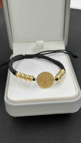 PULSERA CON HERRAJE SAN BENITO Y BALIN DIAMANTADO #6