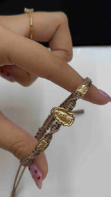 PULSERA CON HERRAJE VIRGEN DE GUADALUPE