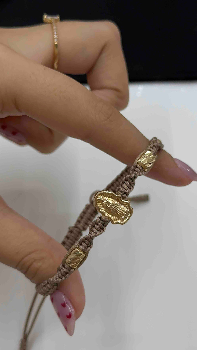 PULSERA CON HERRAJE VIRGEN DE GUADALUPE
