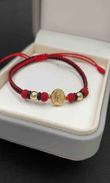 PULSERA DOS HILOS VIRGEN DE GUADALUPE