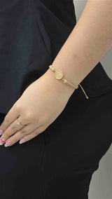 PULSERA FE CON BALIN #6