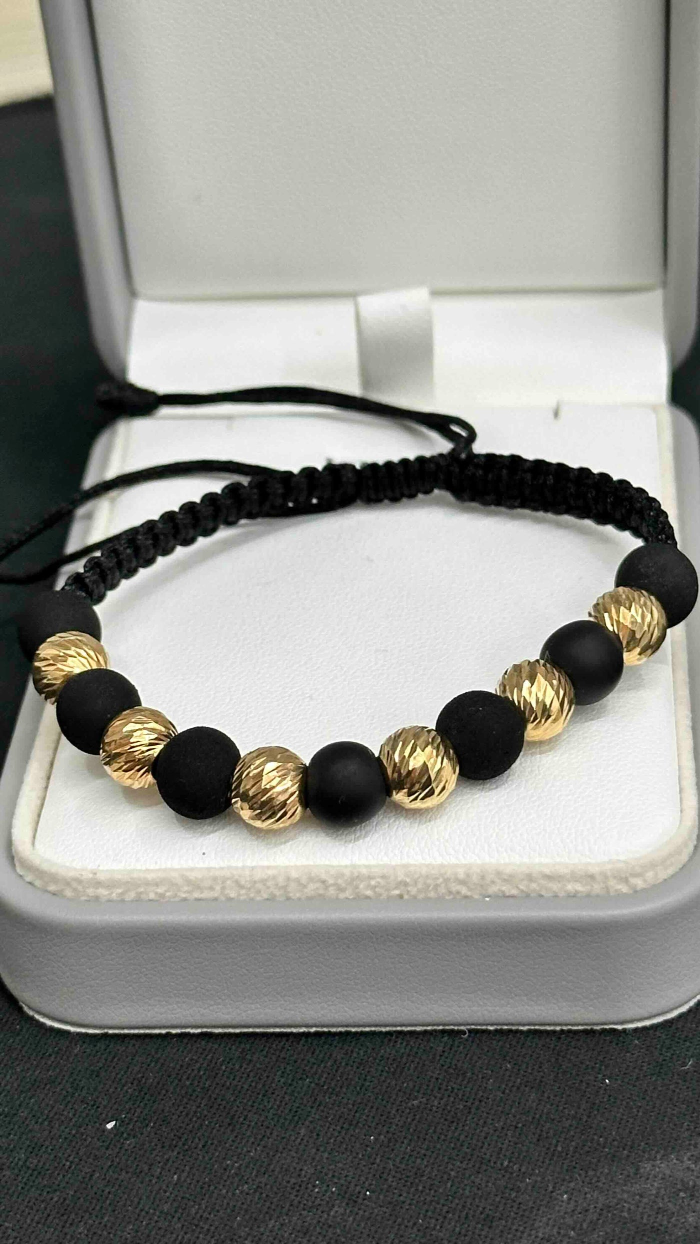 PULSERA TEJIDA BALIN DIAMANTADO #8