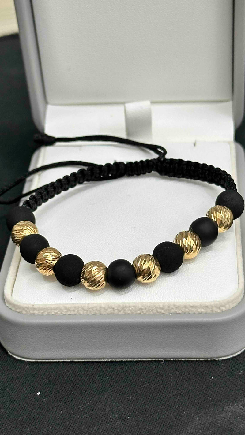 PULSERA TEJIDA BALIN DIAMANTADO #8