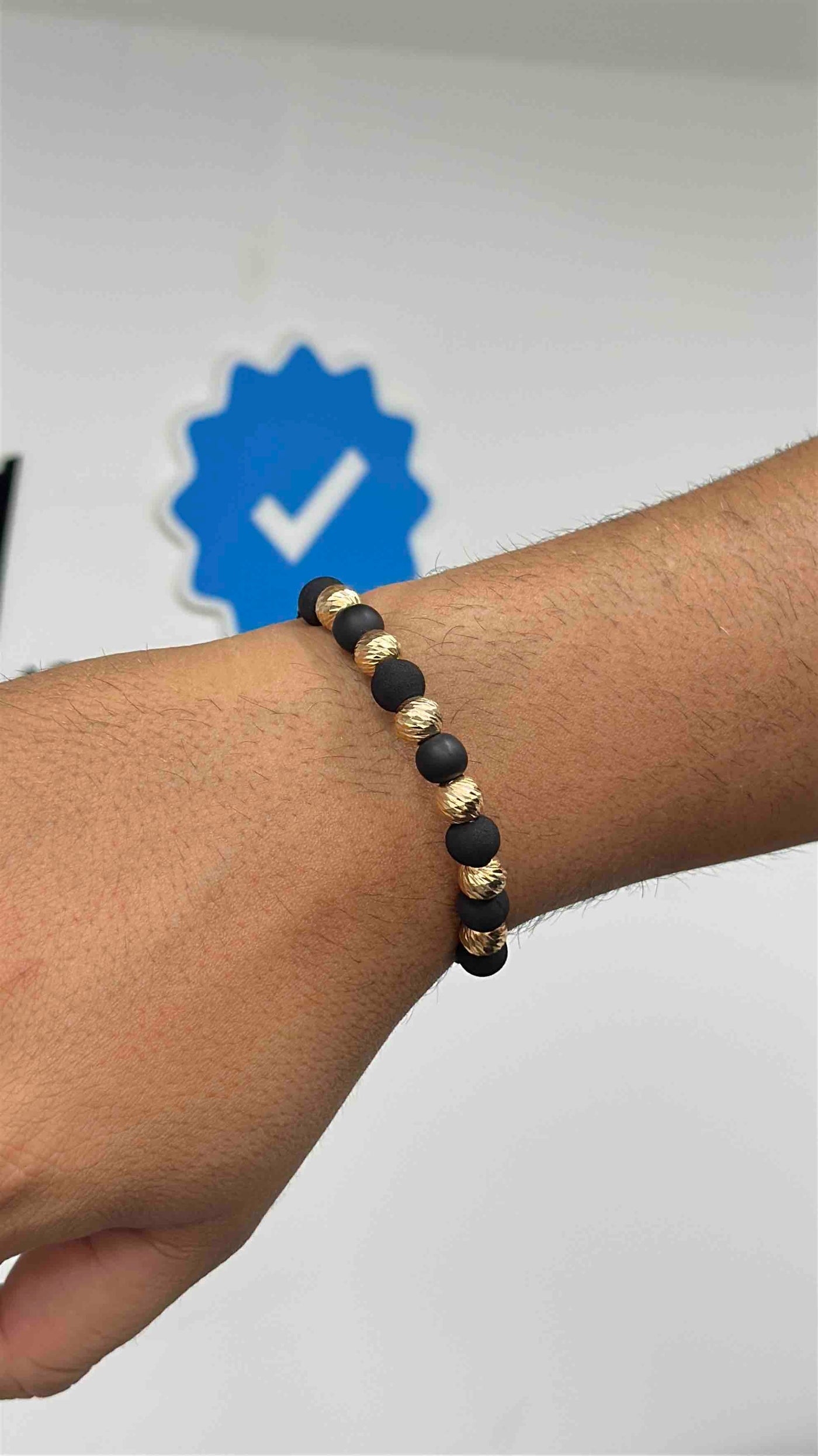 PULSERA TEJIDA BALIN DIAMANTADO #8