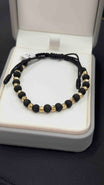 PULSERA TEJIDA CON BALIN #4