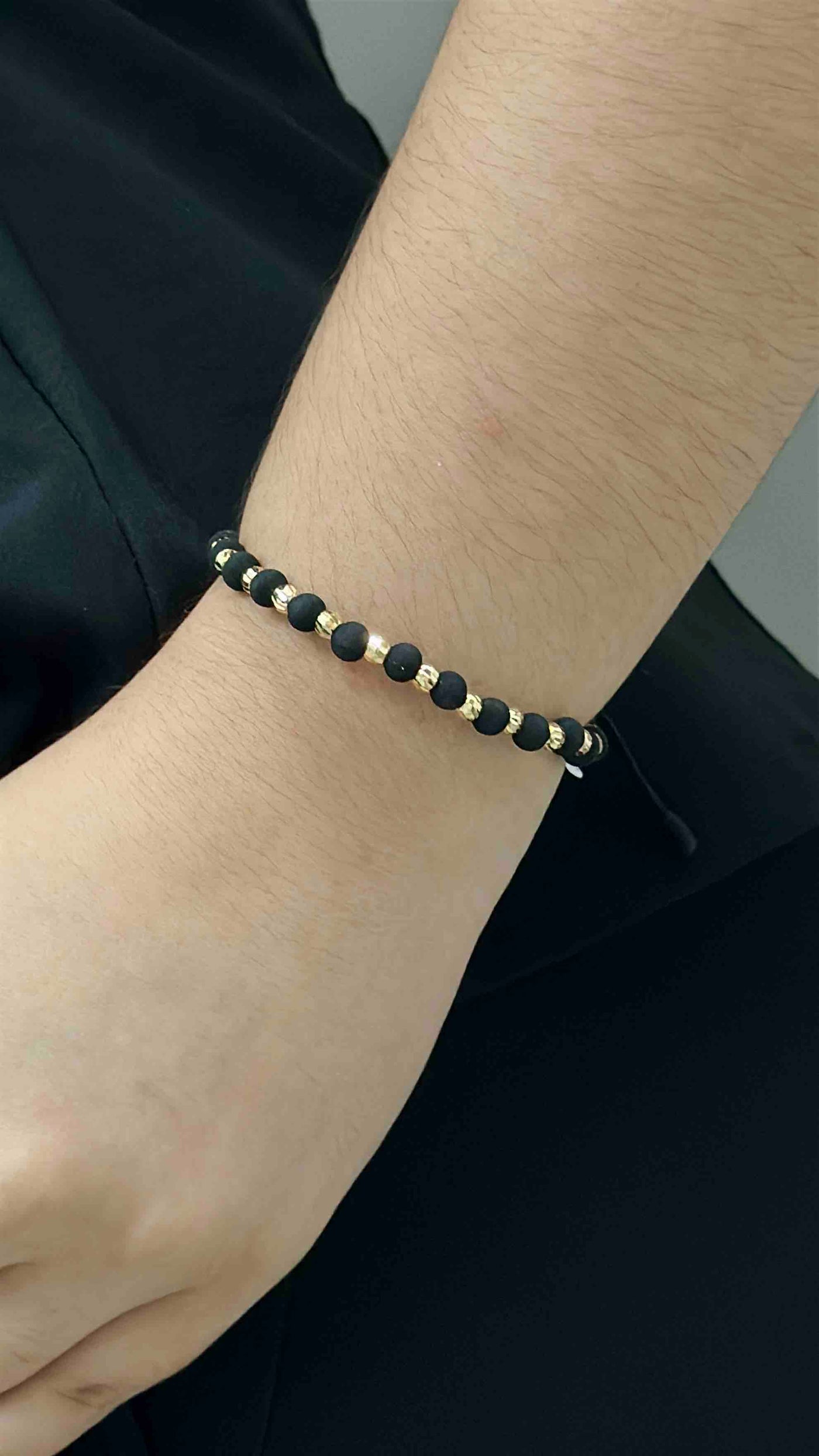 PULSERA TEJIDA CON BALIN #4