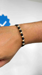 PULSERA TEJIDA CON BALIN #7