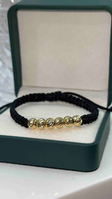 PULSERA TEJIDA NEGRA