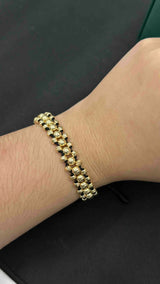 PULSERA TRES CARRILES