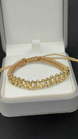 PULSERA TRES CARRILES CON CILINDROS