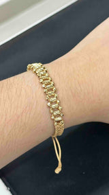 PULSERA TRES CARRILES CON CILINDROS