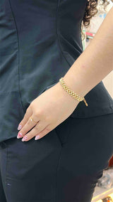 PULSERA TRES CARRILES CON CILINDROS