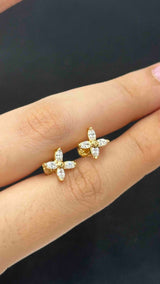 TOPOS FLOR CIRCON BLANCA