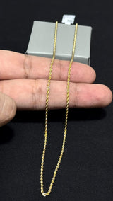 CADENA LAZO / 1,57gr/ 1.65mm/ 50cm/ Oro Italiano 18k
