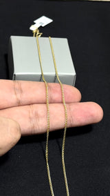 CADENA CUBANA / 1,78gr/ 1.41mm/ 50cm/ Oro Italiano 18k