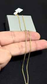 CADENA CUBANA / 1,78gr/ 1.41mm/ 50cm/ Oro Italiano 18k