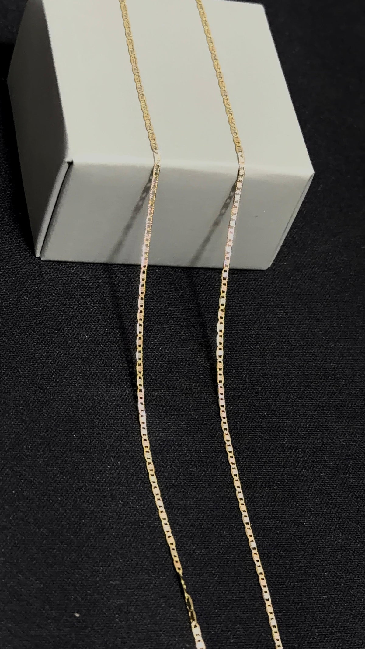 CADENA ESCALERA 3 OROS /1,53gr/ 1,3mm/ 50cm/ Oro Italiano 18k