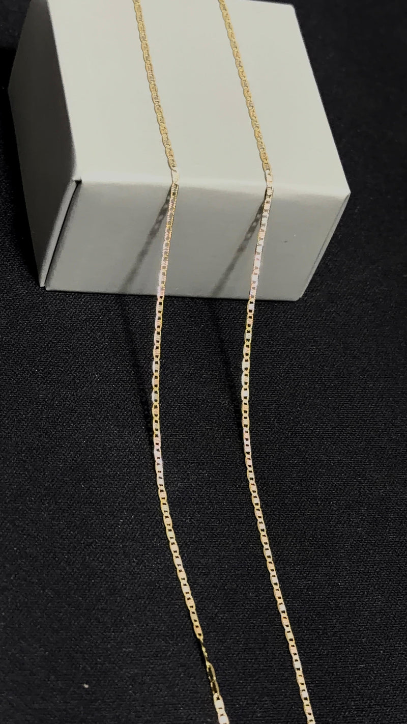 CADENA ESCALERA 3 OROS /1,53gr/ 1,3mm/ 50cm/ Oro Italiano 18k