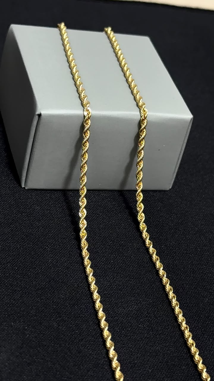 CADENA LAZO /2,94gr/ 2.18mm/ 50cm/ Oro Italiano 18k