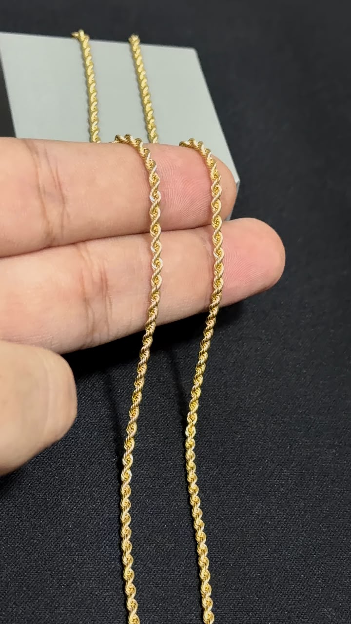 CADENA LAZO /2,94gr/ 2.18mm/ 50cm/ Oro Italiano 18k