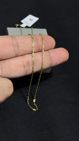 CADENA ROLON /3,09gr/ 1mm/ 50cm/ Oro Italiano 18k