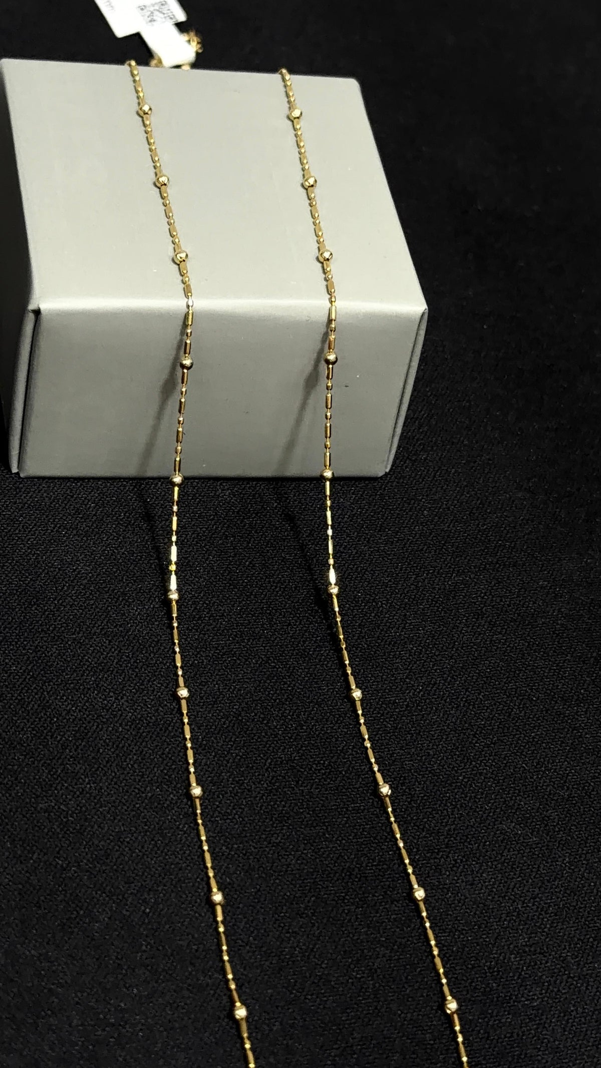 CADENA PUNTO Y COMA/2,25gr/ 1.79mm/ 50cm/ Oro Italiano 18k