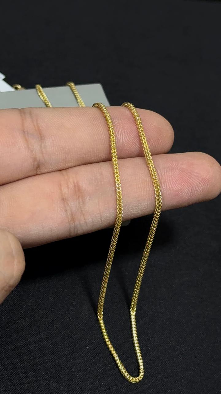 CADENA FRANC0 /3,63gr/ 1.6mm/ 50cm/ Oro Italiano 18k