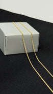 CADENA ESCALERA MINI CUBANA/ 2,0gr/ 1.45mm/ 60cm/ Oro Italiano 18k