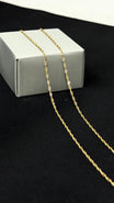CADENA SINGAPUR/ 2,53gr/ 1.45mm/ 60cm/ Oro Italiano 18k