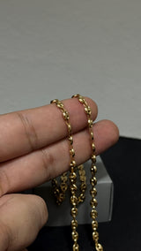 CADENA GUCCI DIAMANTADA / 11,72gr/ 4.36mm/ 60cm/ Oro Nacional 18k